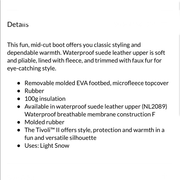 SOREL Tivoli II Suede Black Snow Boot With Fur - Picture 6 of 14